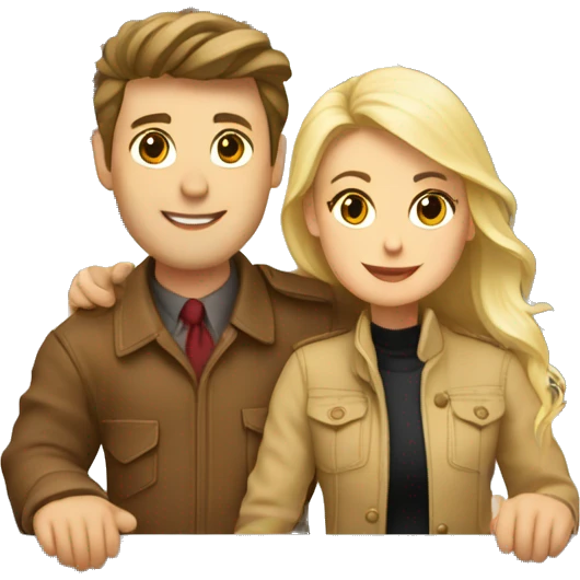 Couple on the top of Eiffel Tower  emoji