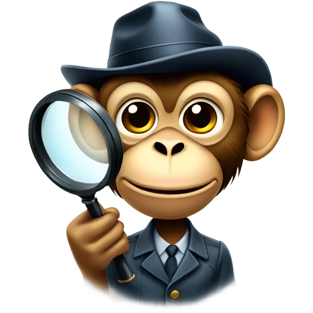 detective monkey  emoji