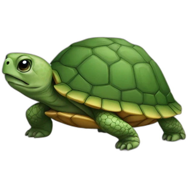 Tortue sur caca emoji
