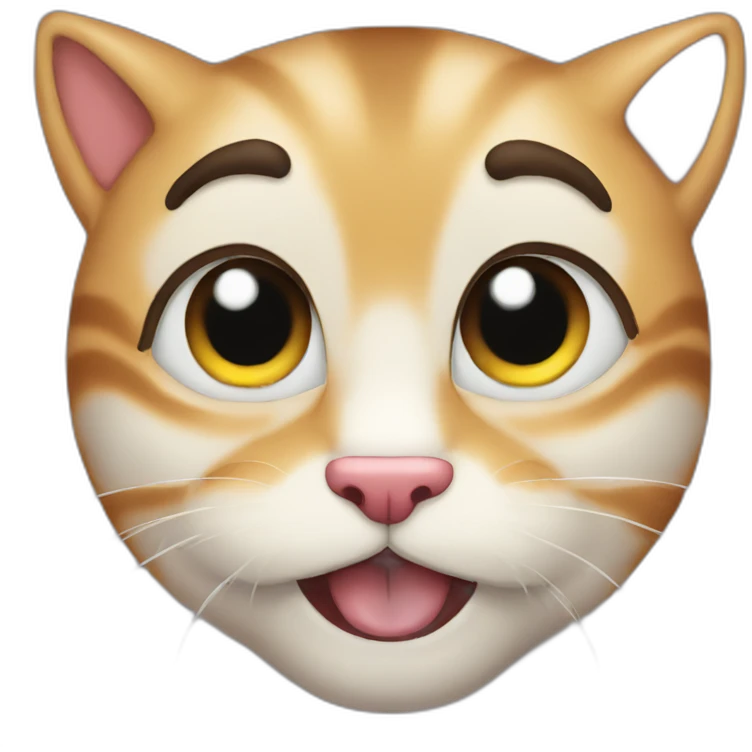 Mewing emoji