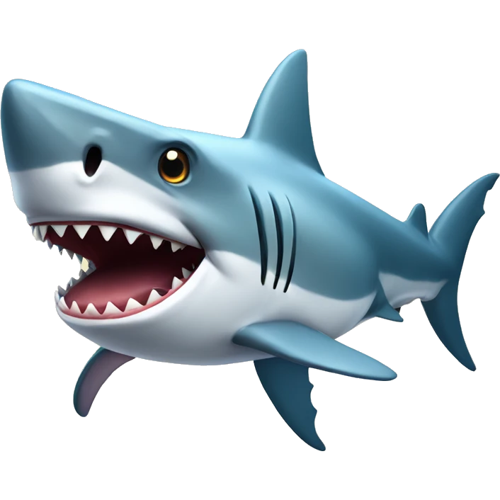 shark with tophat emoji