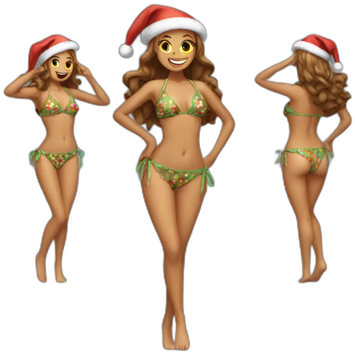 dancing-christmas-bikini-full-body emoji