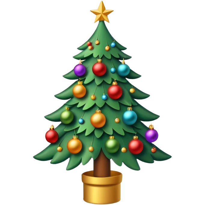 Christmas tree emoji