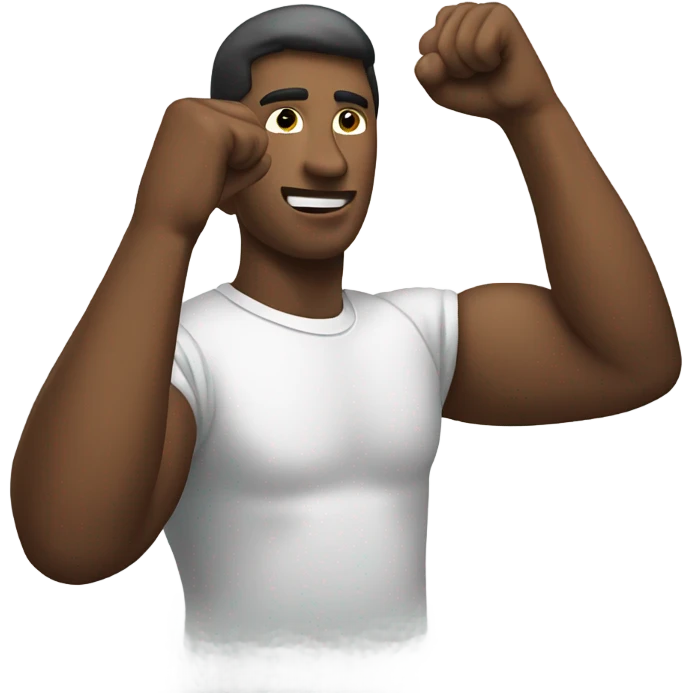 Man with fist in the air  emoji