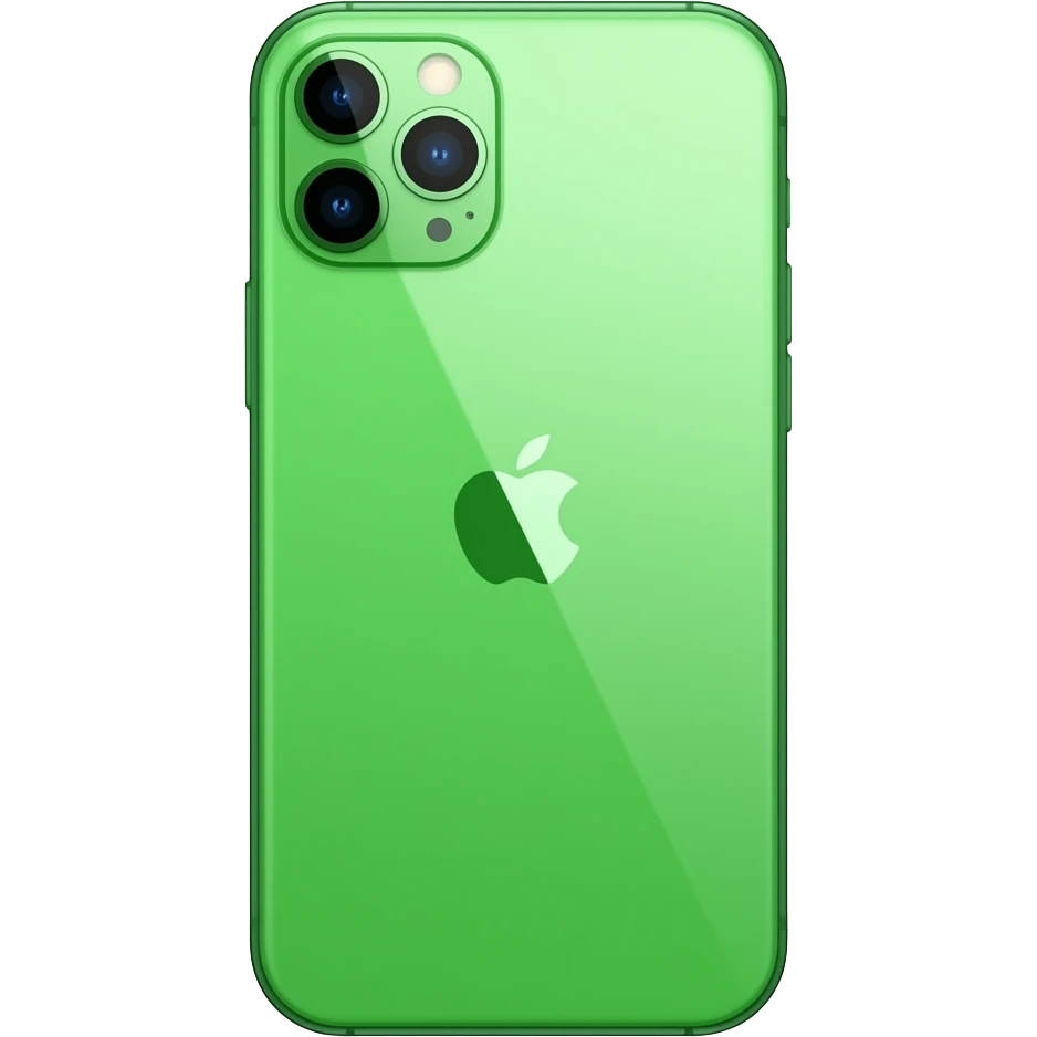 Bright Green iPhone 17 emoji emoji