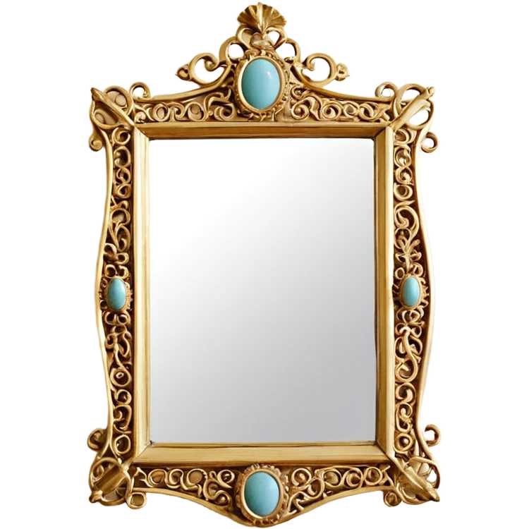 умывальник  зеркало ретро emoji