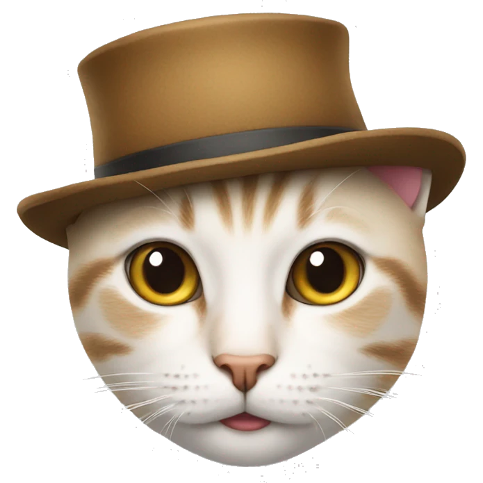 cat with hat emoji