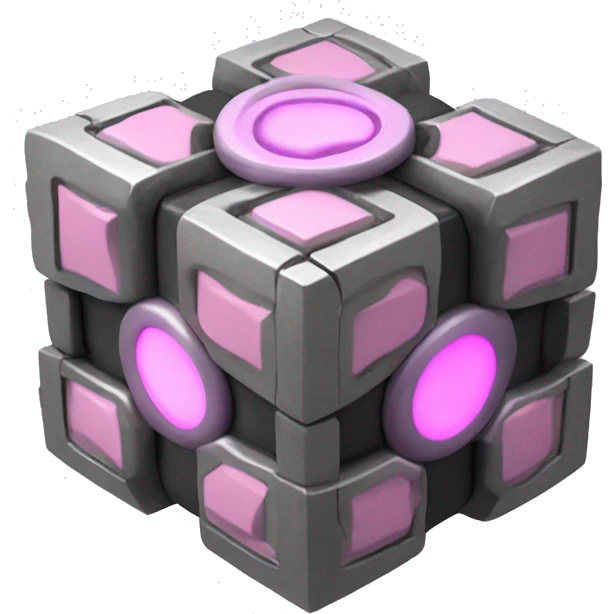 Weighted Companion Cube emoji