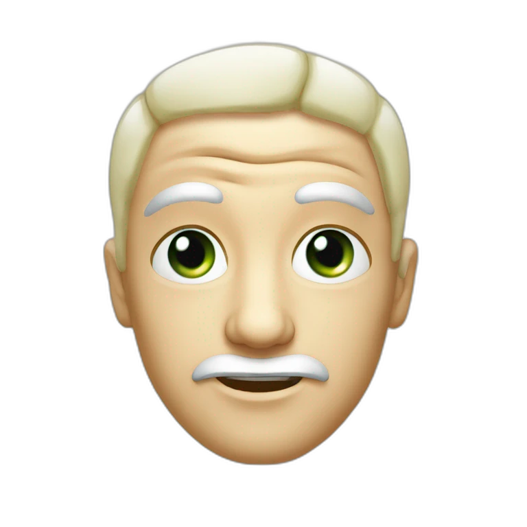 Cerveau avec des yeux emoji