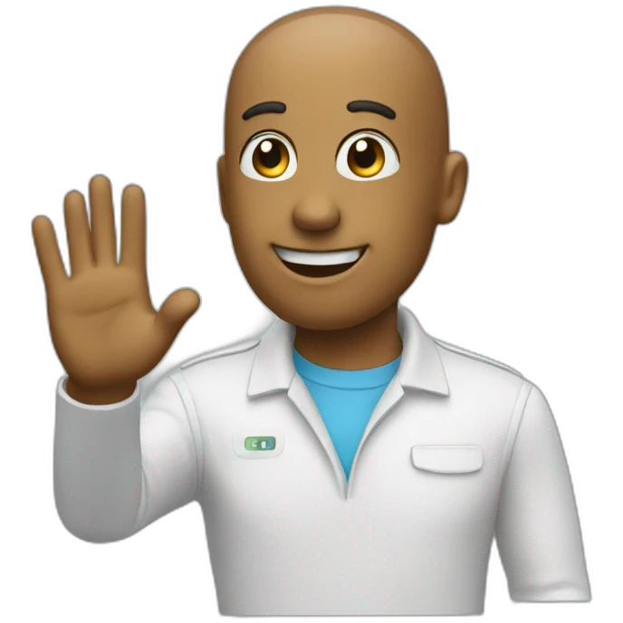 ai giving a high five emoji