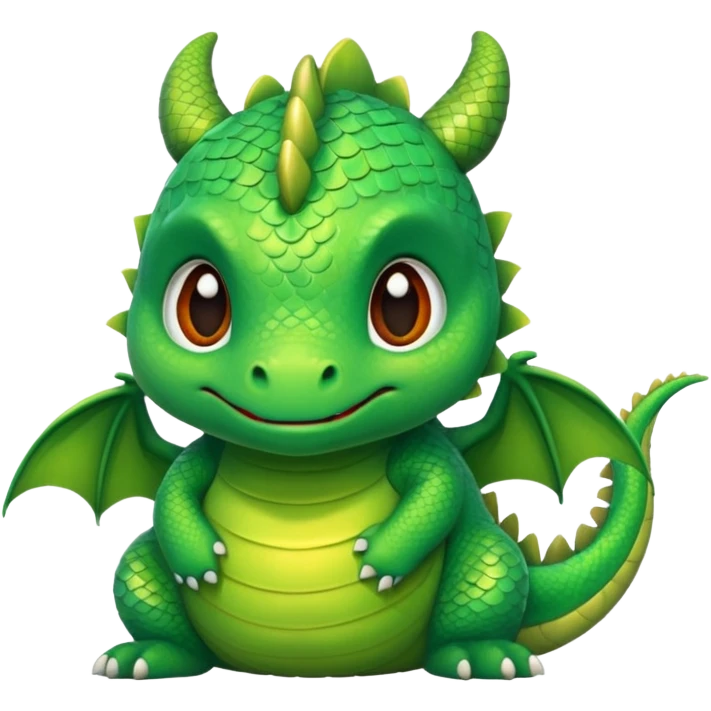 fat choncc baby green dragon emoji