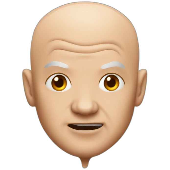 dr evil with scar on face emoji