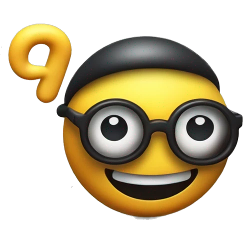 Rubber whit mony emoji