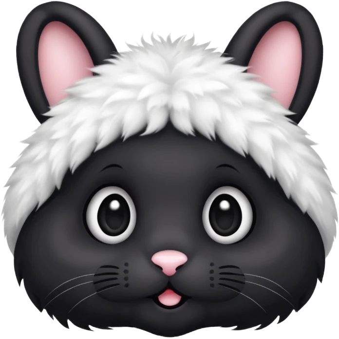 Mặt thỏ đen emoji