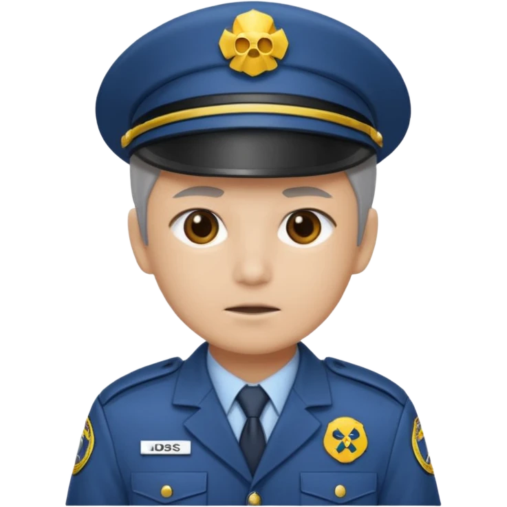 防災職員の制服を着たヘカトンケイル emoji