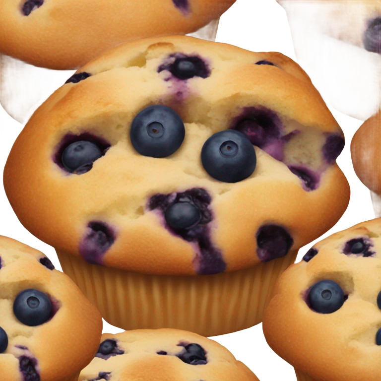Blueberry muffin  emoji