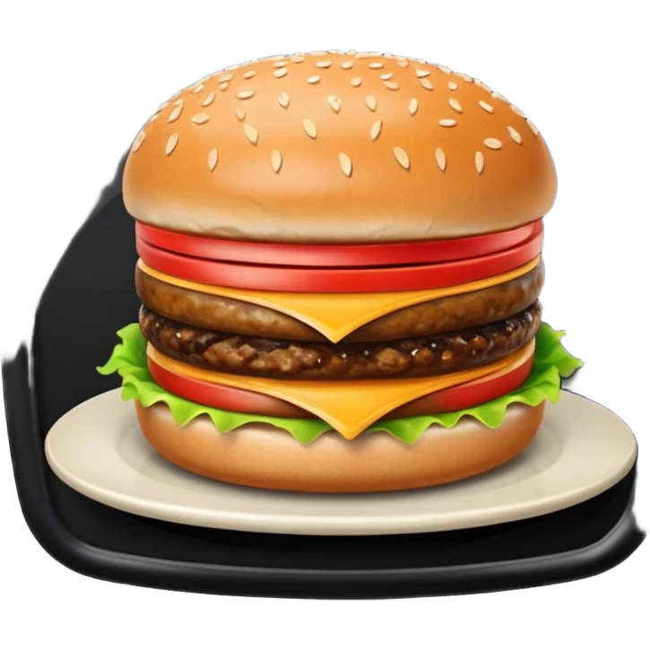 Retro Restaurant Hamburger emoji