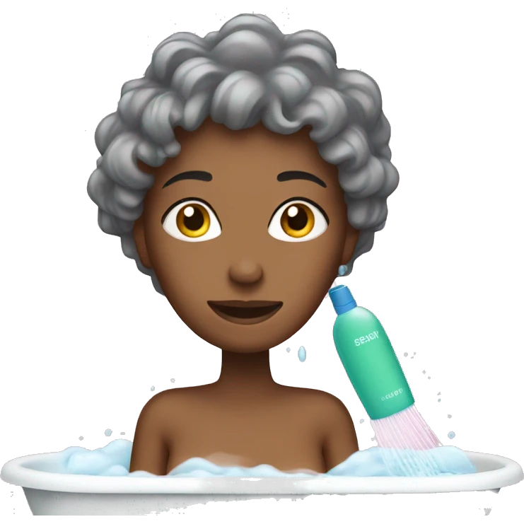 woman shampooing emoji