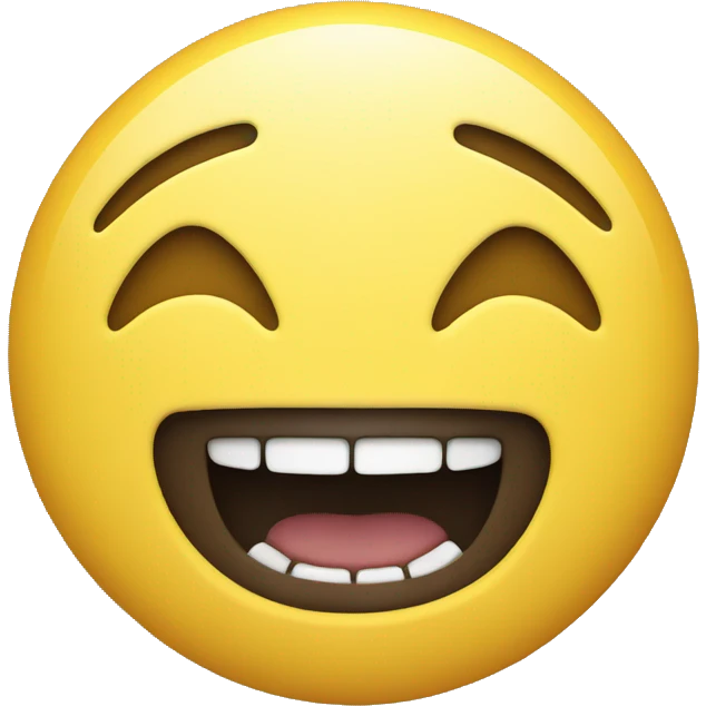 Smiling emoji with yellow bone in mouth  emoji