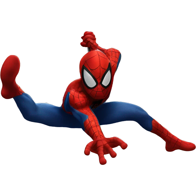 Spider man swinging around nyc emoji