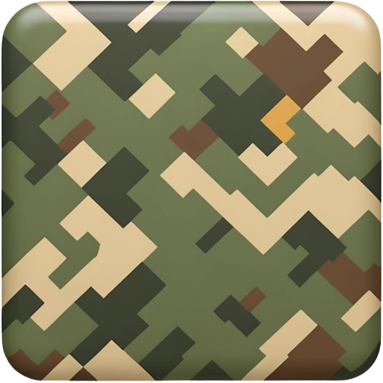 Army camouflage  emoji