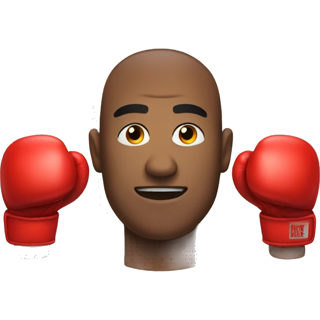 a man with red boxing gloves 
 emoji
