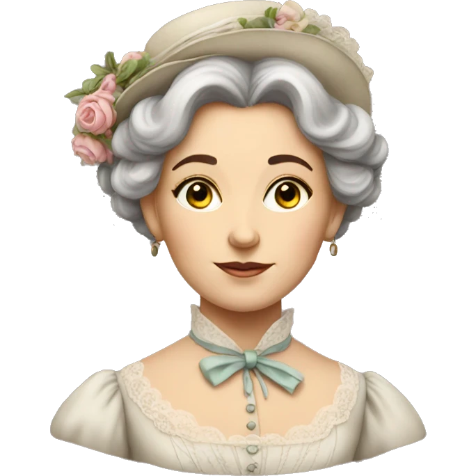 victorian lady  emoji