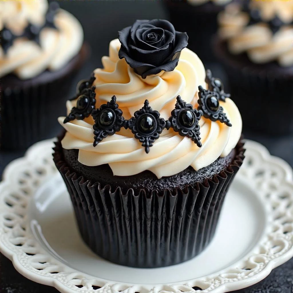 gothic cupcake emoji