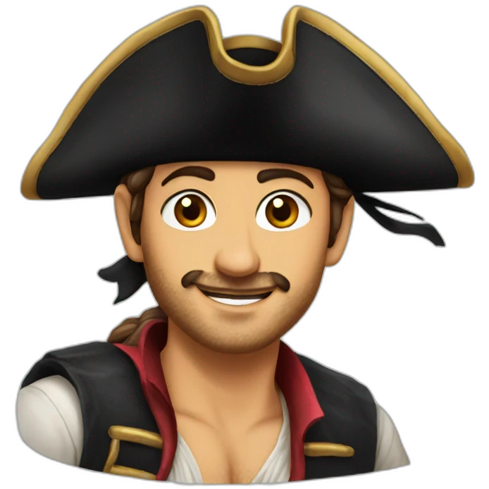 Mahesh babu as a pirate emoji