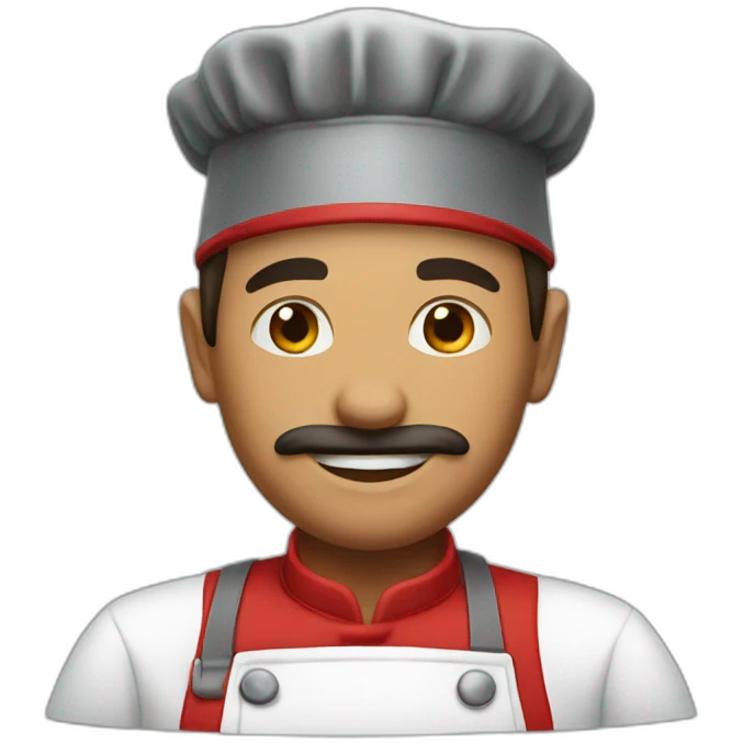 Cook-whit-red-cap emoji
