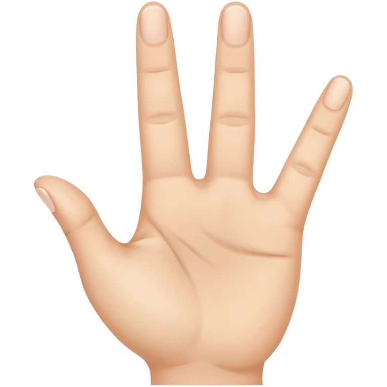 Three-finger salute emoji