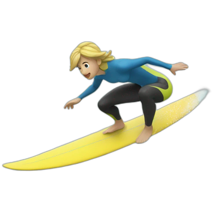 snowy surf emoji
