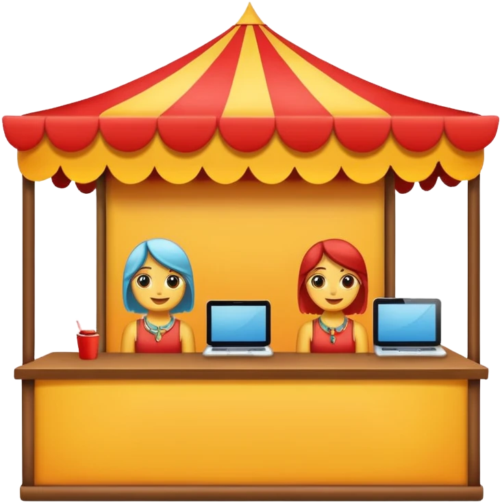 festival booth emoji