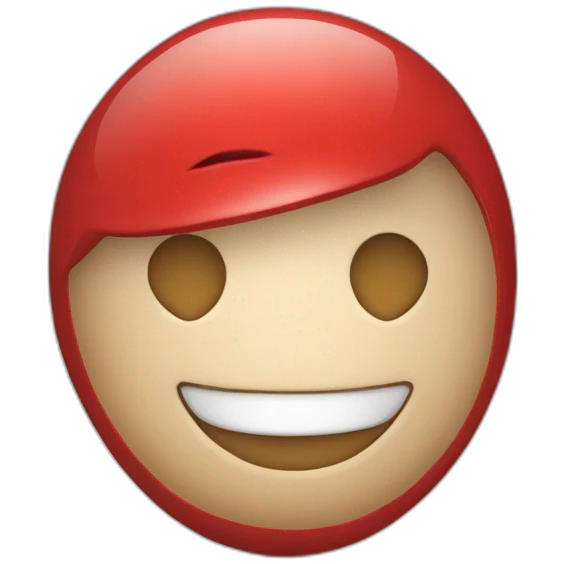 ESFERA NAVIDEÑA ROJA CON LA PALABRA YOYIS AL CENTRO emoji
