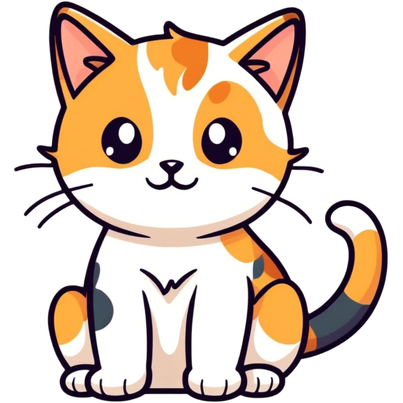 Calico cat emoji
