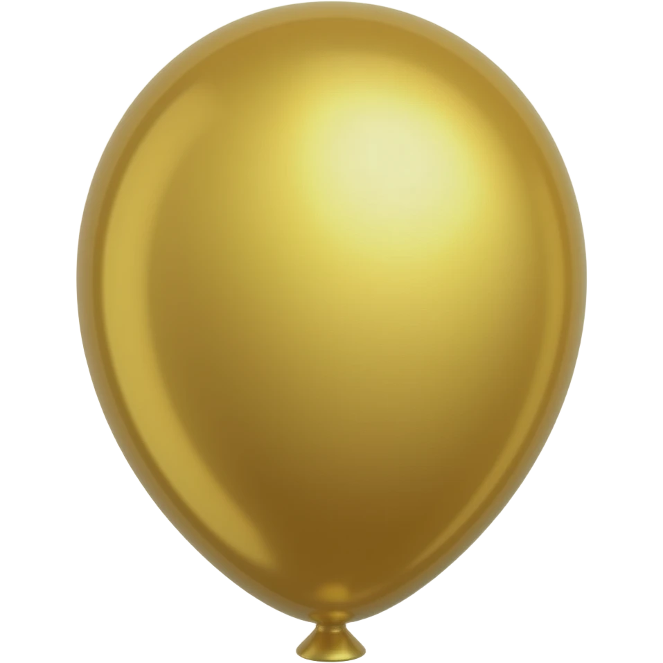 GOLD BIRTHDAY BALLOON emoji