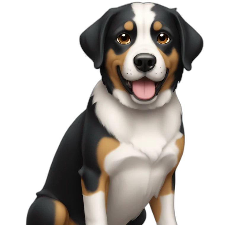 Chien noir emoji