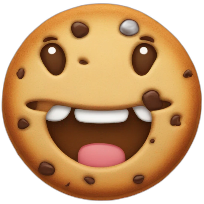 cookie smile emoji