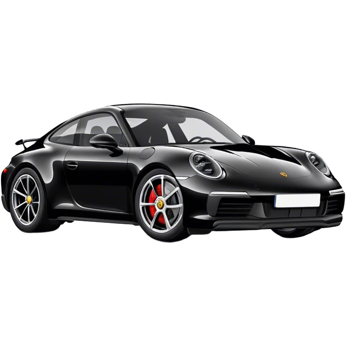 Porsche 911 - Porsche (Model Year: 2021) (Iconic colour: Black) emoji