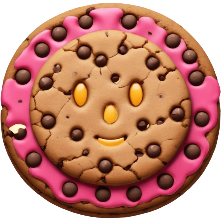 Chocolate cookie emoji