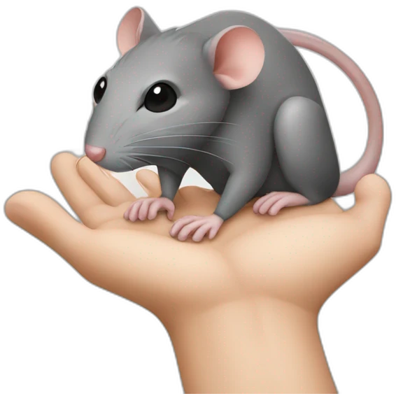 rat rubbing his hands emoji