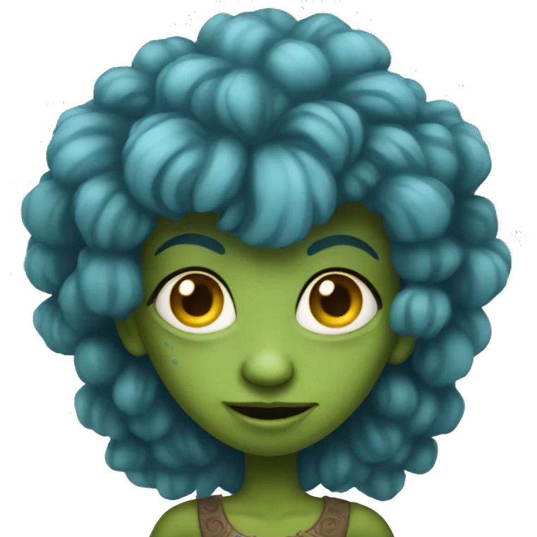 Female troll queen emoji