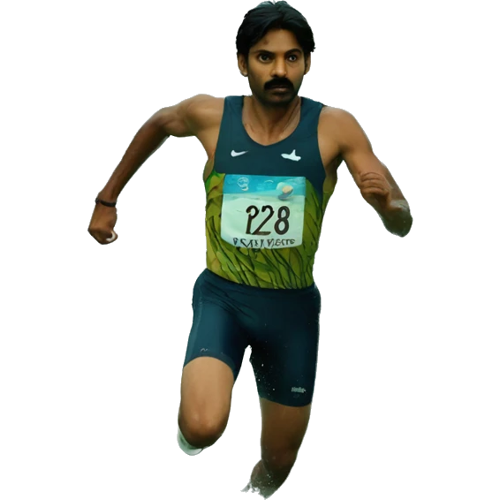 Srikanth19951228 running on water emoji