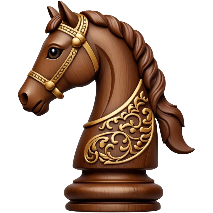 Trojan horse chess piece emoji
