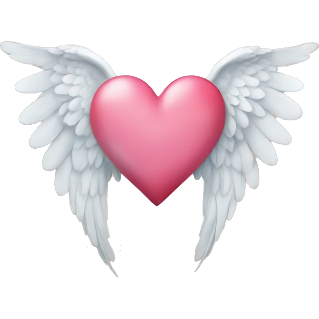 heart with angel wings emoji