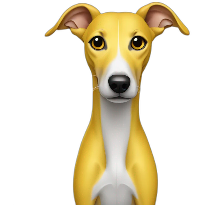 Yellow whippet emoji