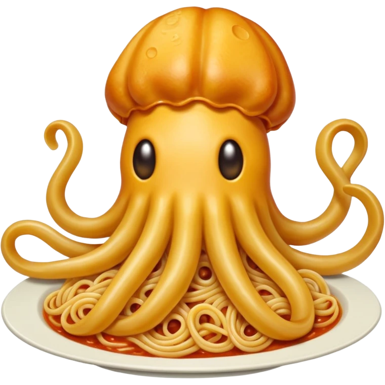 tentacled spaghetti creature  emoji