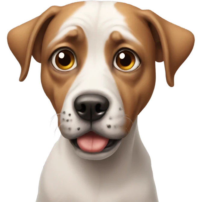 Really ugly dog emoji