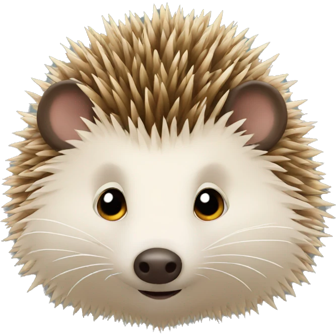 hedgehog face emoji