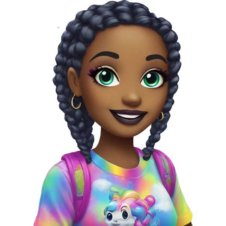 Lisa frank girl 2 emoji